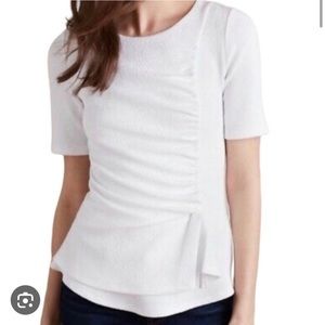 Anthropologie Deletta Ruched Top